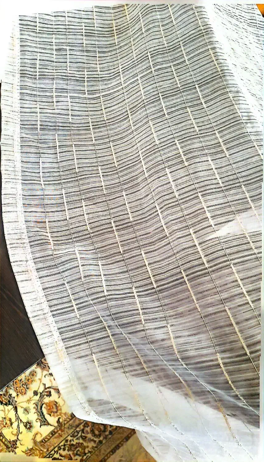 ۹ متر پرده تور سالم  همراه کتیبه چوبی و چوب پرده|پرده، رانر، رومیزی|تهران, علم و صنعت|دیوار