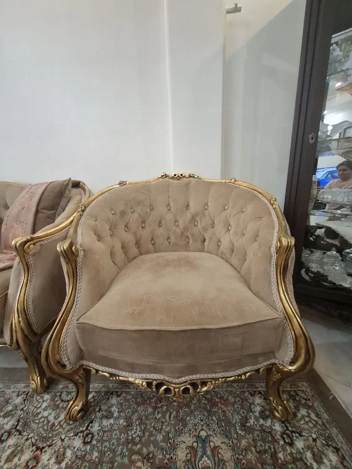 مبل استیل ست پنج نفره|مبلمان خانگی و میز عسلی|تهران, فرزانه|دیوار