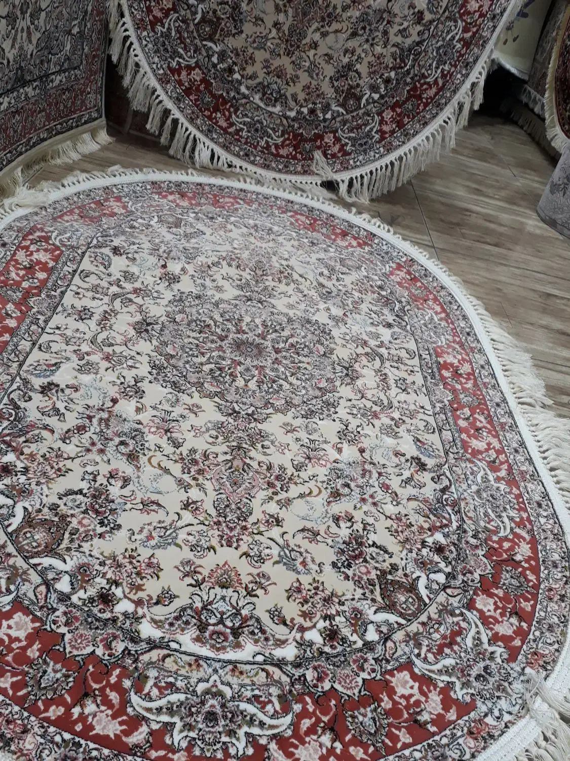 فرش اولیا تاج ۱۲۰۰شانه فرش آشپزخانه بیضی۱×۱/۵ متر|فرش|تبریز, |دیوار