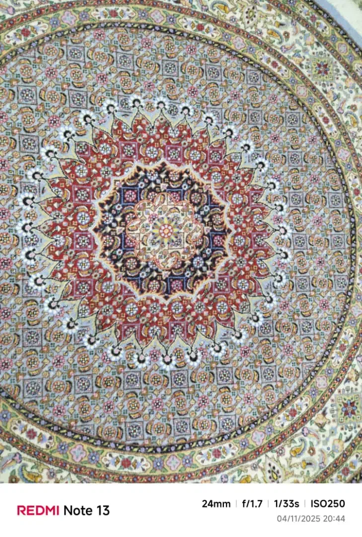 فرش دست باف گرد ۱.۵*۱.۵|فرش|جلگه ماژان, |دیوار