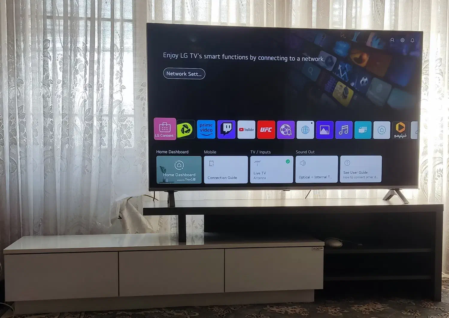 تلویزیون  با میزش|تلویزیون و پروژکتور|پاکدشت, پاکدشت (مامازند)|دیوار