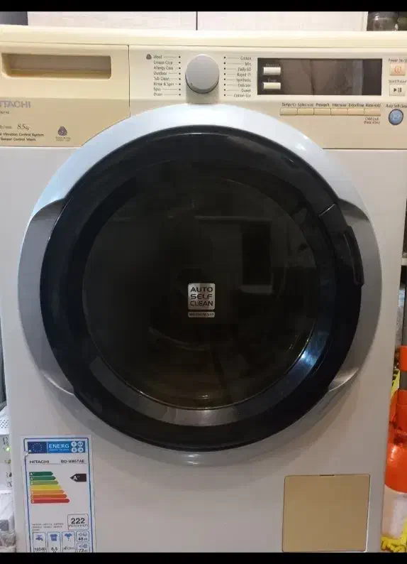 ماشین لباسشویی هیتاچی اتوماتیک ۸ و نیم کیلویی|ماشین لباسشویی و خشک‌کن لباس|لاهیجان, کاروانسرابر|دیوار