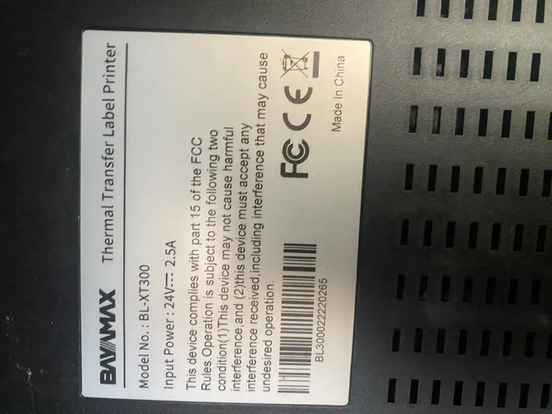 لیبل پرینتر بایامکس مدل XT300|پرینتر، اسکنر، کپی، فکس|مشهد, گوهرشاد|دیوار