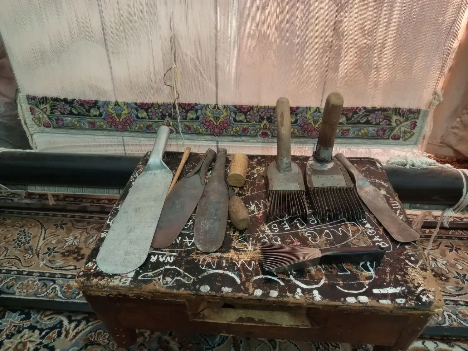 یک عدد دستگاه دار قالی|فرش|زرند, |دیوار