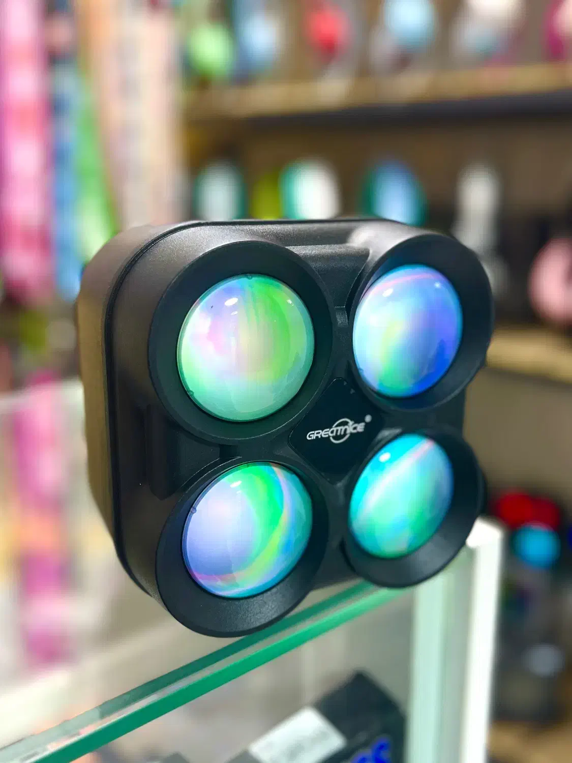 اسپیکر بلوتوثی رقص نور دار فلش خور شارژی خارجی|پخشکننده همراه|کرج, گلشهر|دیوار