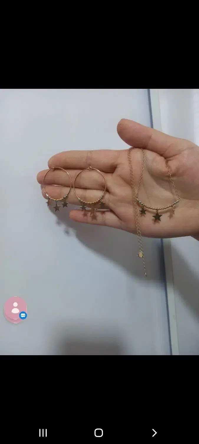 طلا نیم ست و گوشواره|جواهرات|قم, پردیسان|دیوار