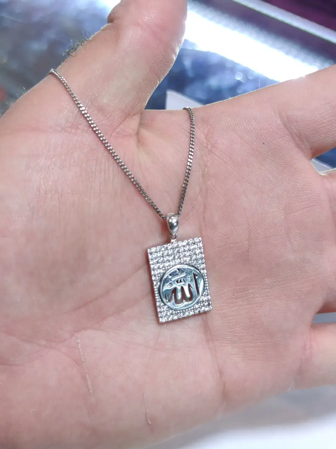 گردنبند نقره زنانه هدیه روز مادر|جواهرات|شیراز, شاهچراغ|دیوار