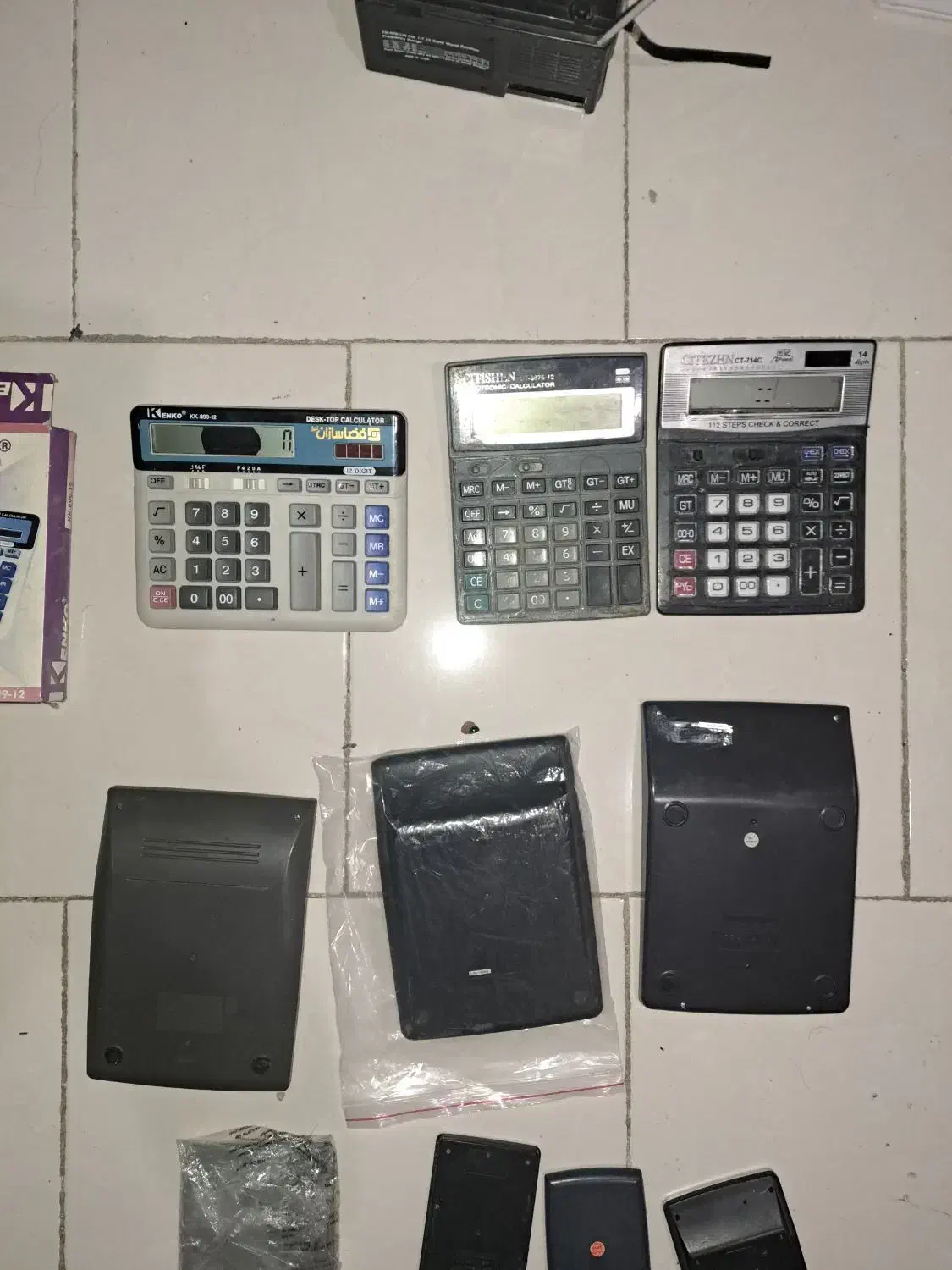 تعدادی ماشین حساب کاسیو و کنزو و سیتیزن ct-770 II|لوازم التحریر|پردیس, فاز ۸|دیوار