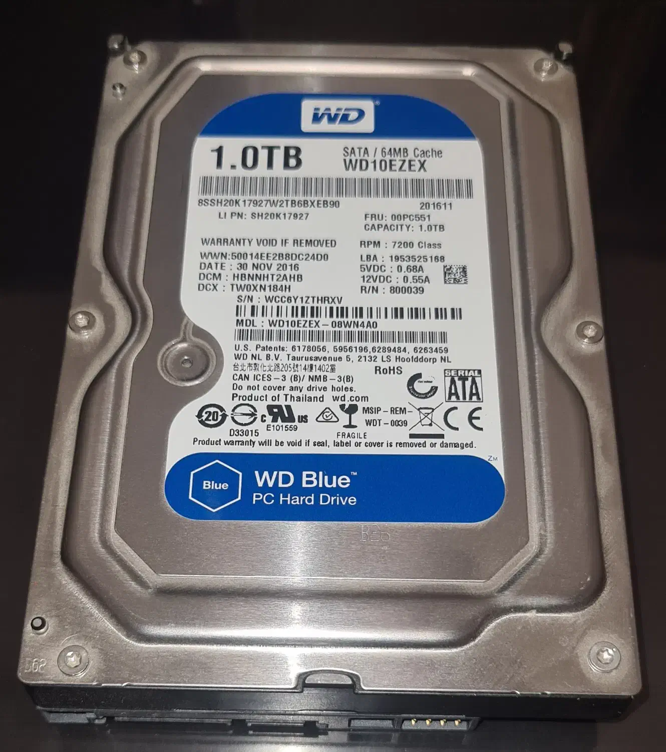 هارد دیسک یک ترابایت|قطعات و لوازم جانبی رایانه|مشهد, هفت تیر (نه دره)|دیوار