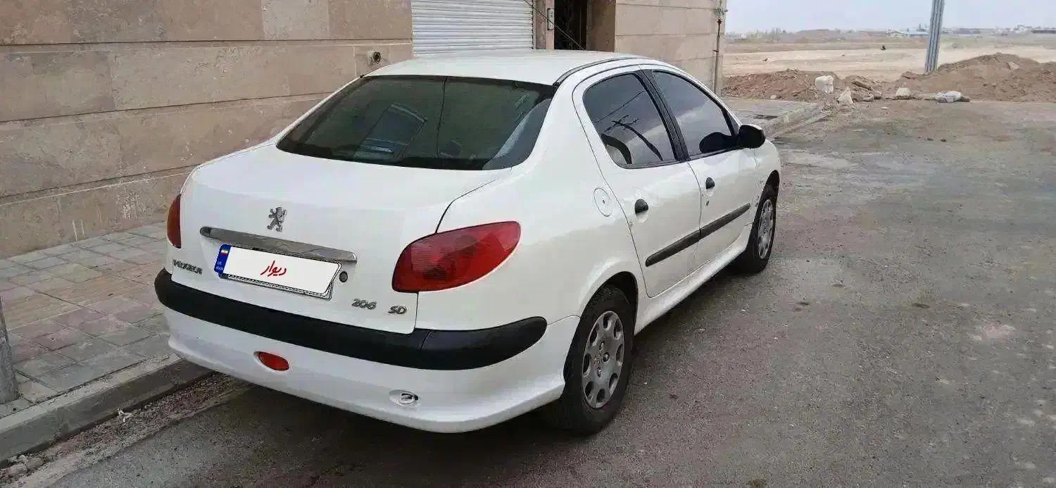 پژو ۲۰۶ sd|خودرو سواری و وانت|زنجان, |دیوار