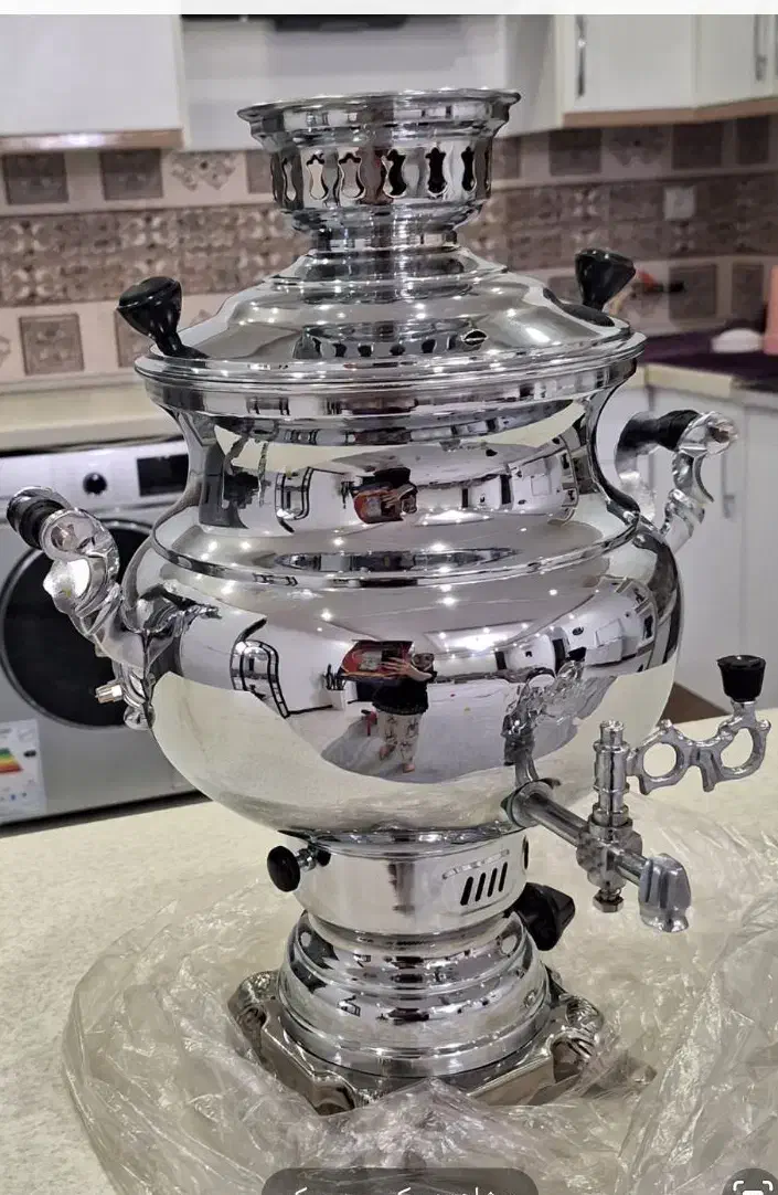 سماور نوع استفاده نشده ۸ لیتر|سماور، چای‌ساز، قهوه‌ساز|نسیم‌شهر, |دیوار