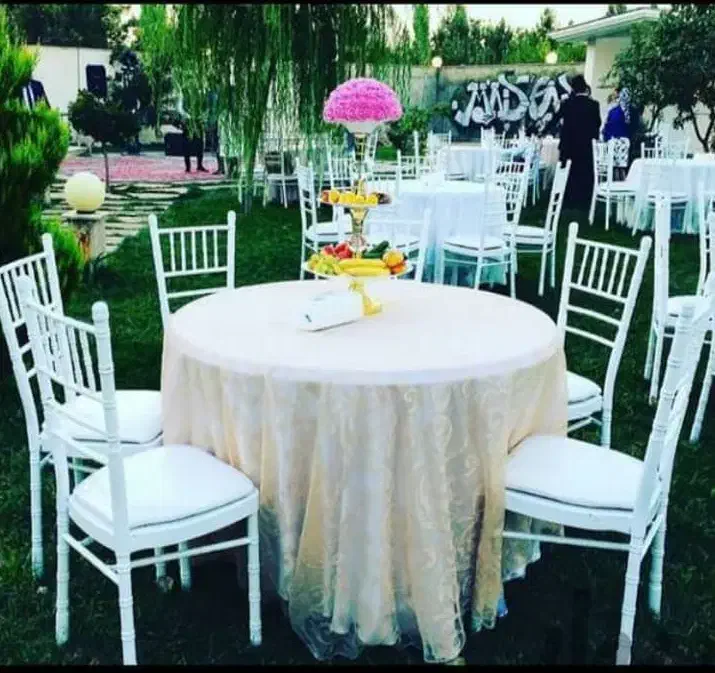 اجاره میز و صندلی و ظروف|خدمات پذیرایی، مراسم|کرج, عظیمیه|دیوار