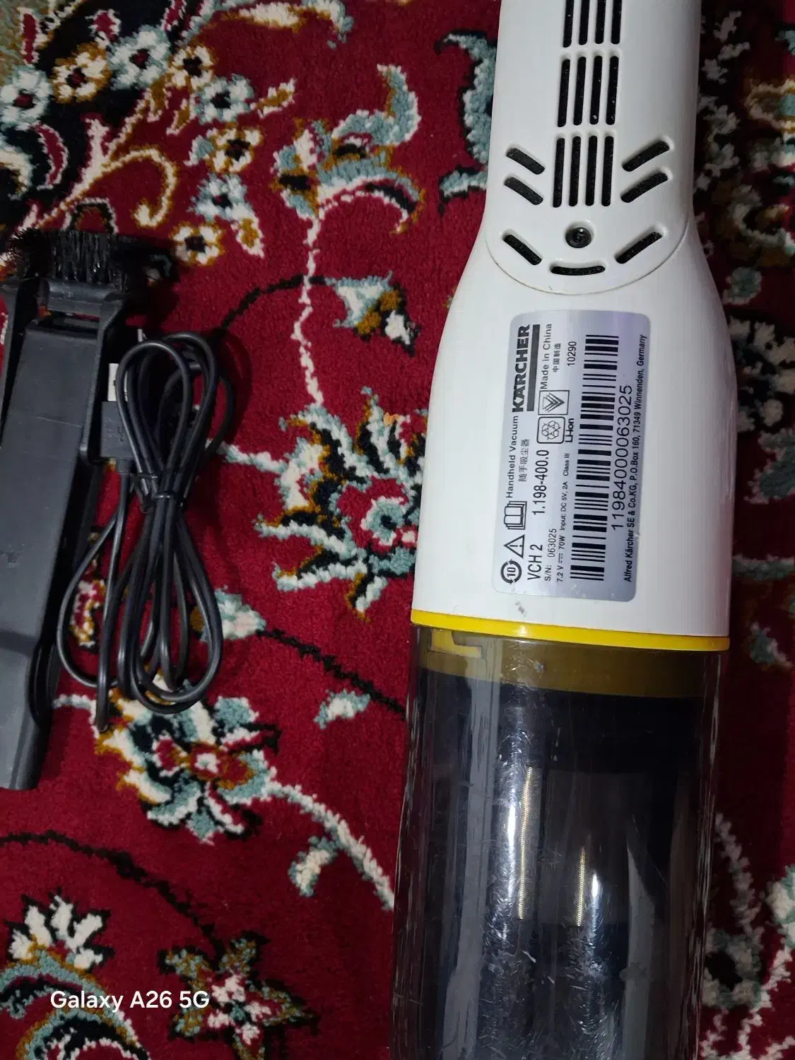 جاروشارژی KARCHER به فروش میرسد|جاروبرقی، جارو شارژی، بخارشو|رشت, سلیمانداراب|دیوار