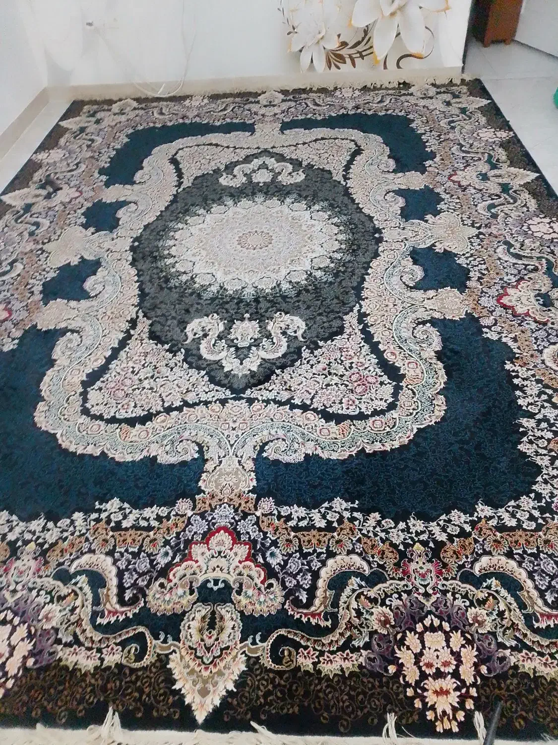 فرش 6 متری  و 12 متری تمام نخ بدون پلاستیک|فرش|فردیس, شهرک سپاه|دیوار