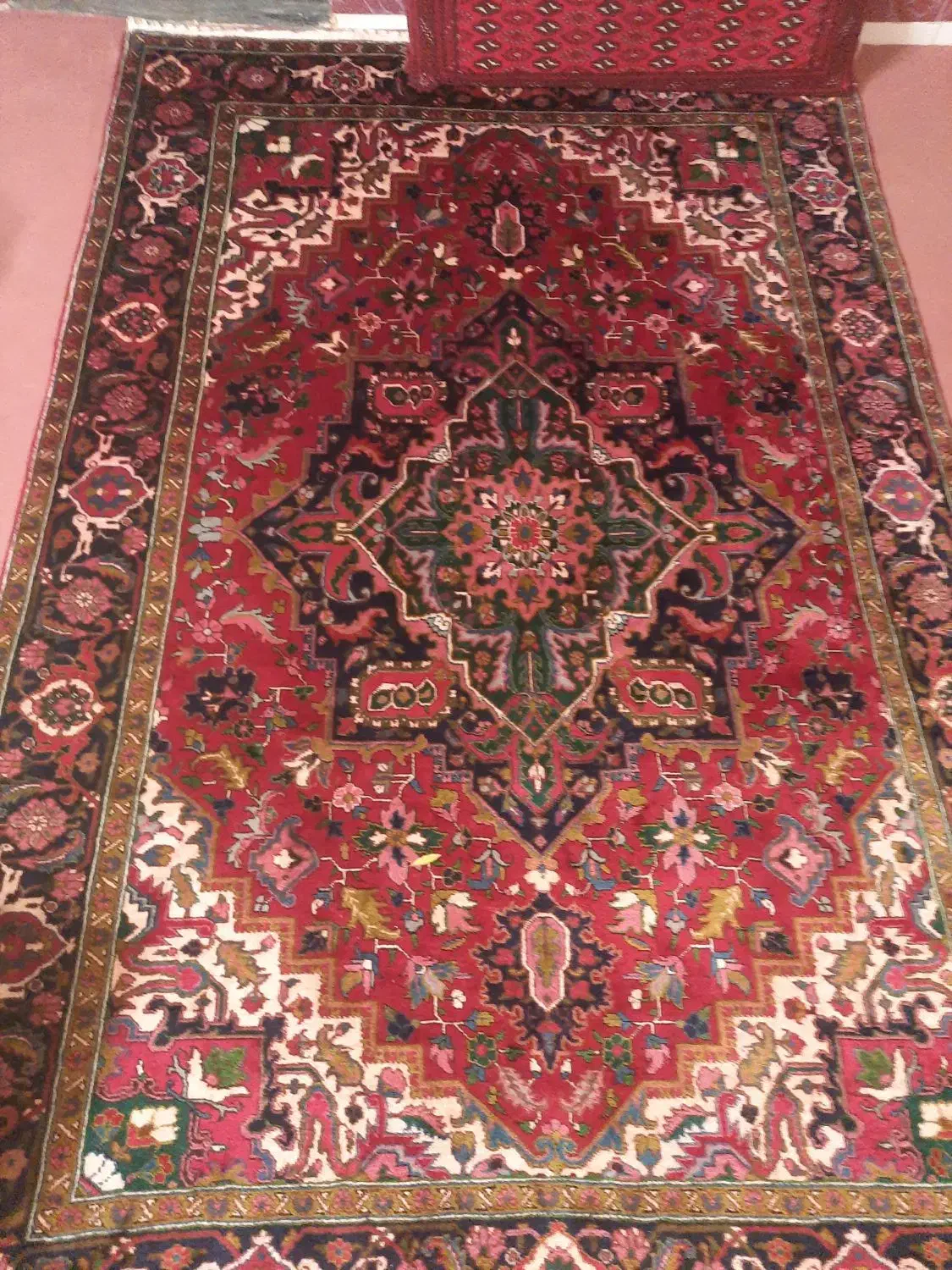 فرش دستبافت ۶ متری ۲عدد|فرش|آبیک, |دیوار