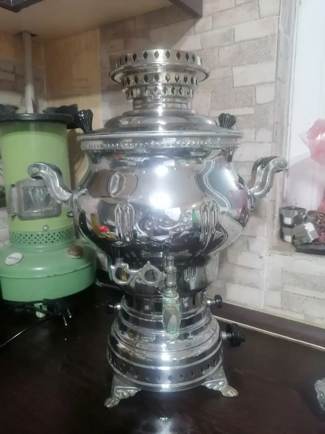 سماور گازی پنج لیتری در حد|سماور، چای‌ساز، قهوه‌ساز|گنبد کاووس, |دیوار