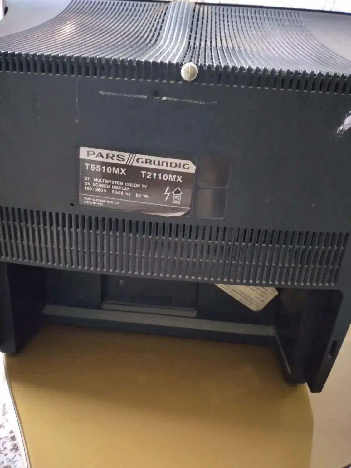 تلویزیون پارس گراندیک قدیمی کاملاسالم۲۱ اینچ|تلویزیون و پروژکتور|تهران, اوقاف|دیوار