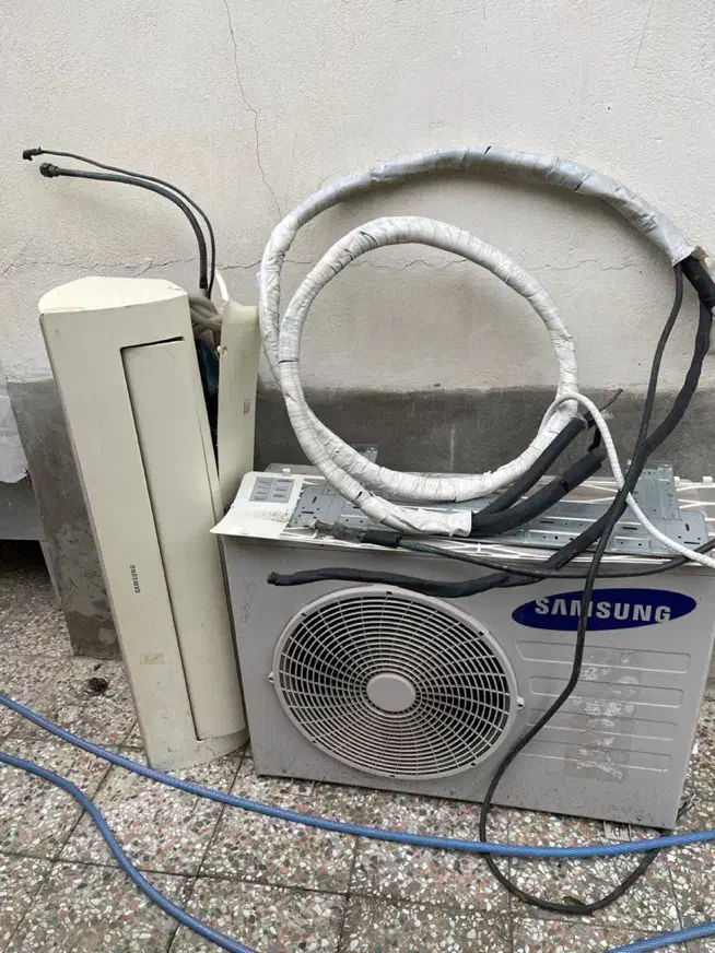 کولر گازی|کولر گازی و فن‌کوئل|رشت, چله خانه|دیوار