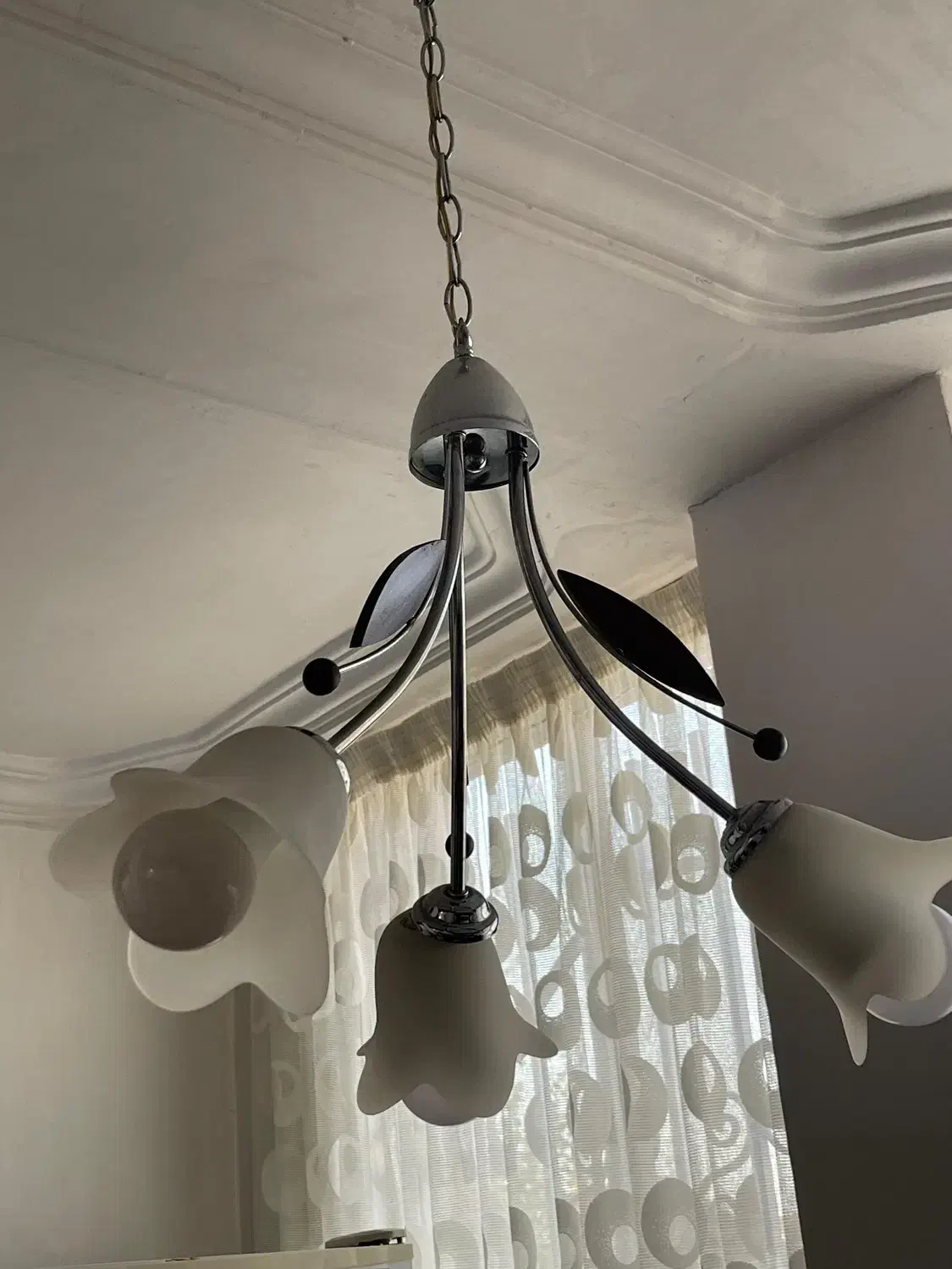 لوستر ۳ شاخه|لوستر و چراغ آویز|آستانه اشرفیه, |دیوار