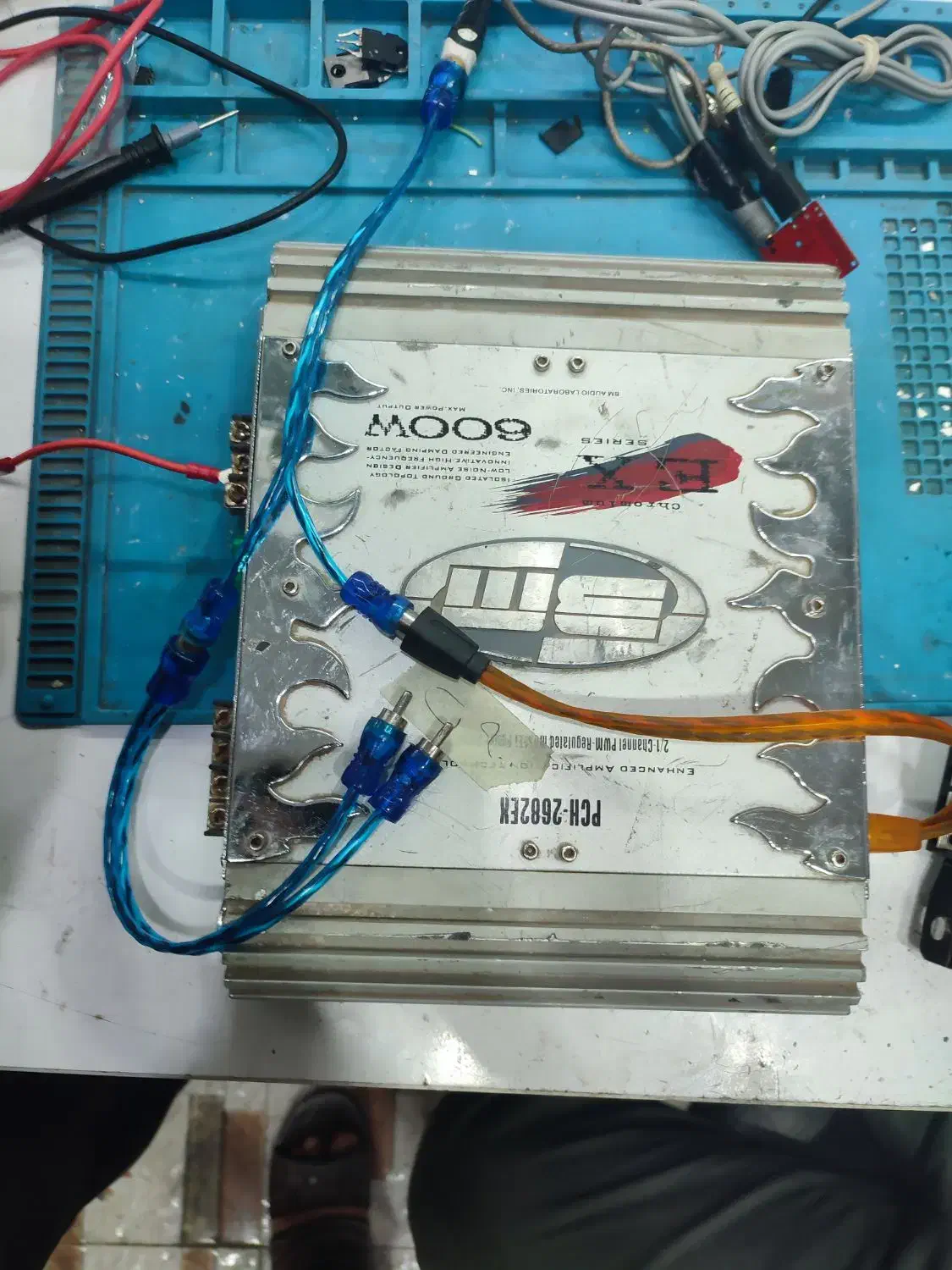 امپلی ۶۰۰وات دوکانال|صوتی و تصویری|اردکان, |دیوار