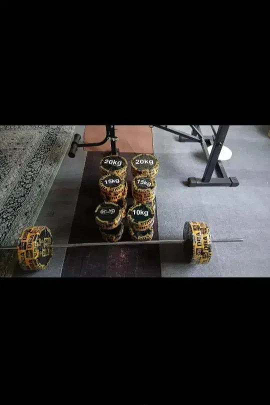 دستگاه 42 کاره خانگی همراه دمبل 10تا30|تجهیزات ورزشی|شهرکرد, |دیوار
