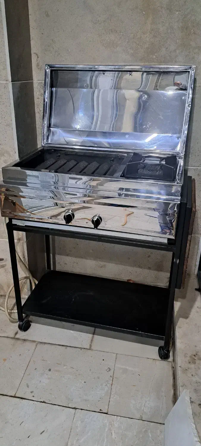 باربیکیو  گازی چرخدار|اجاق گاز و لوازم برقی پخت‌وپز|سنندج, |دیوار