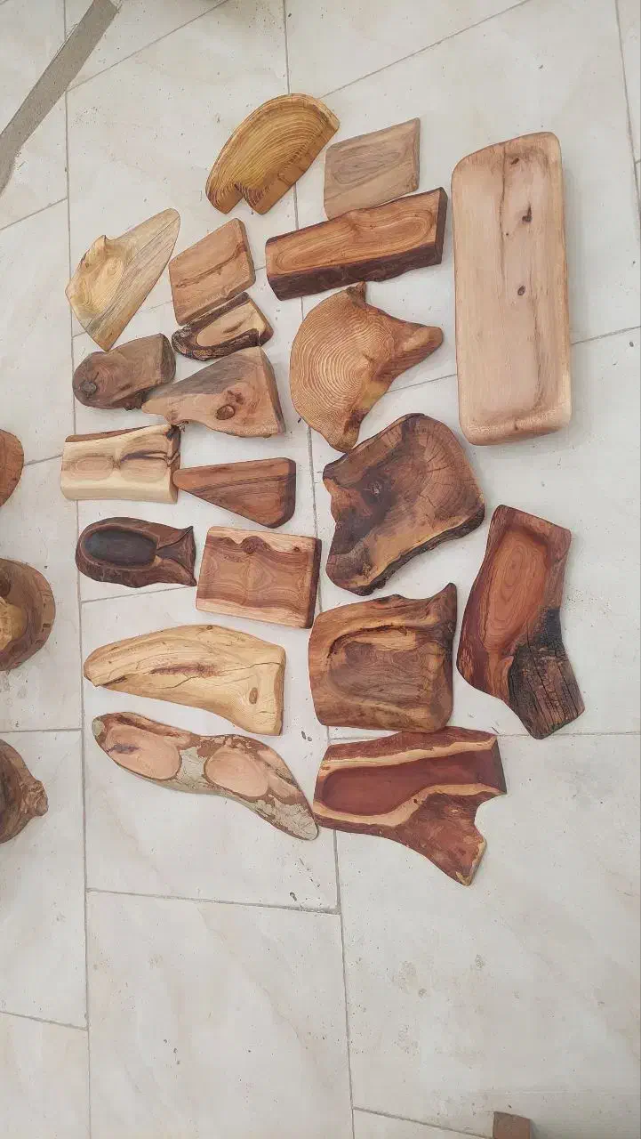 ظروف چوبی رستیک|ظروف سرو و پذیرایی|مشهد, شهرک صنعتی توس|دیوار