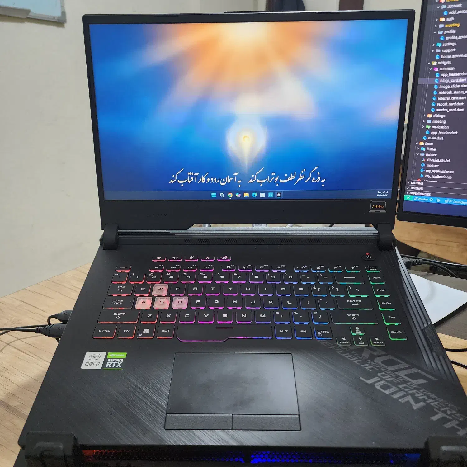 لپ تاپ گیمینگ راگ ایسوس ROG Strix G512L Core i۷|رایانه همراه|قم, صفائیه|دیوار