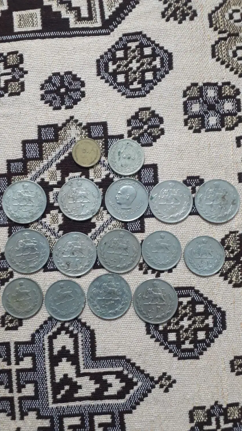 سکه قدیمی|کلکسیون سکه، تمبر، اسکناس|رشت, امین الضرب|دیوار