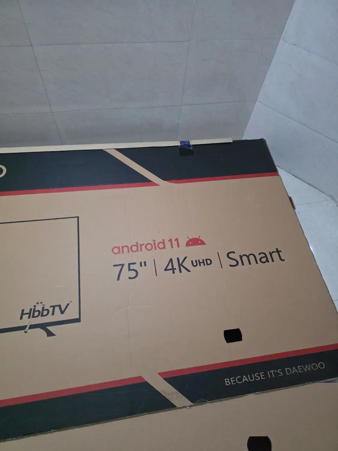 تلویزیون  75 دوو  4k uhd|تلویزیون و پروژکتور|تهران, ابوذر|دیوار