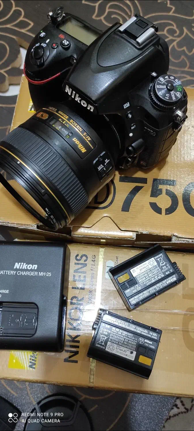 دوربین نیکون d750 لنز نیکون 85 f1.4 نانو|دوربین عکاسی و فیلمبرداری|کرمانشاه, |دیوار