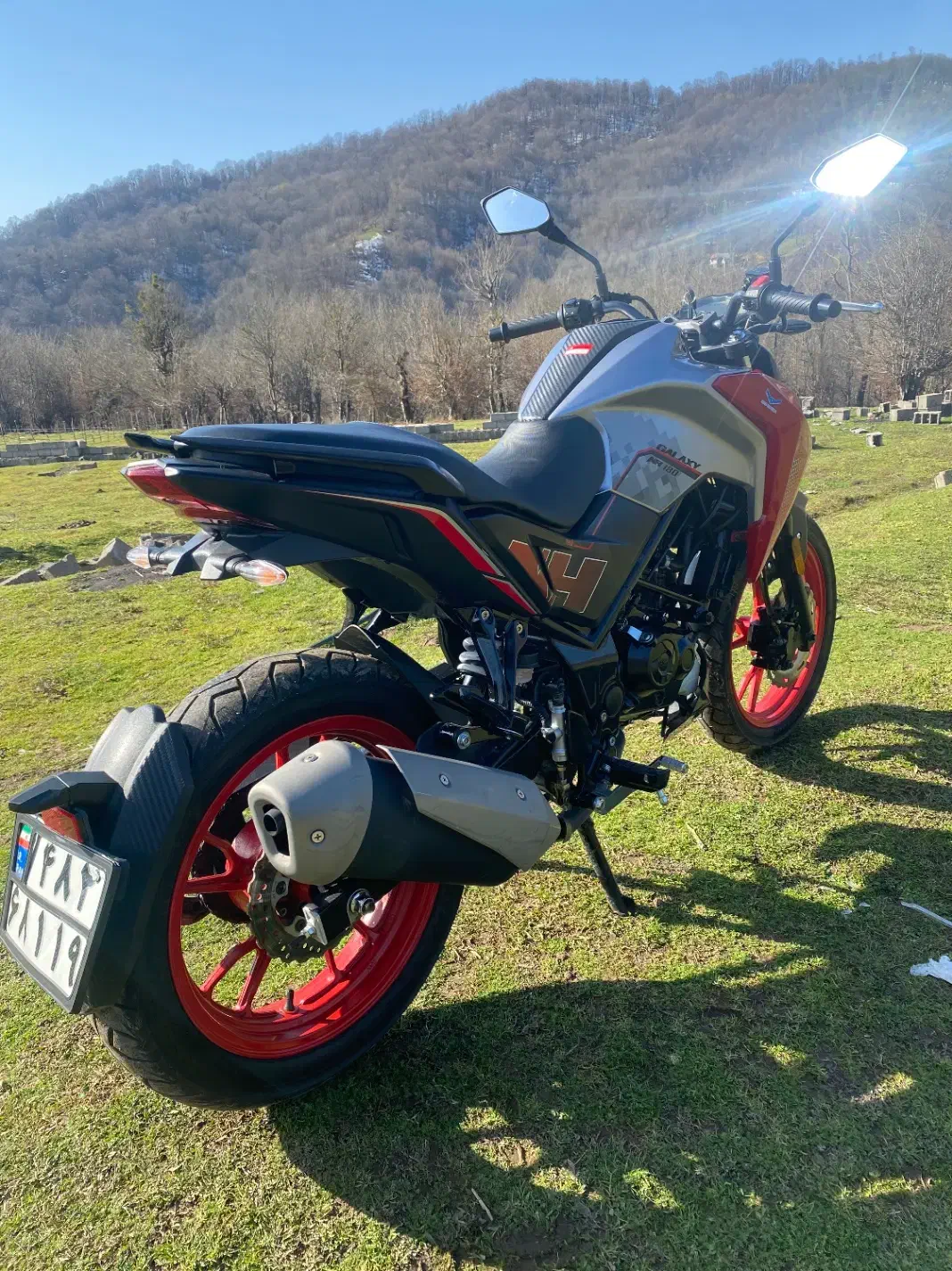 گلکسی ۱۸۰ تحویل ۴۰۳ در حد|موتورسیکلت|سنگر, |دیوار