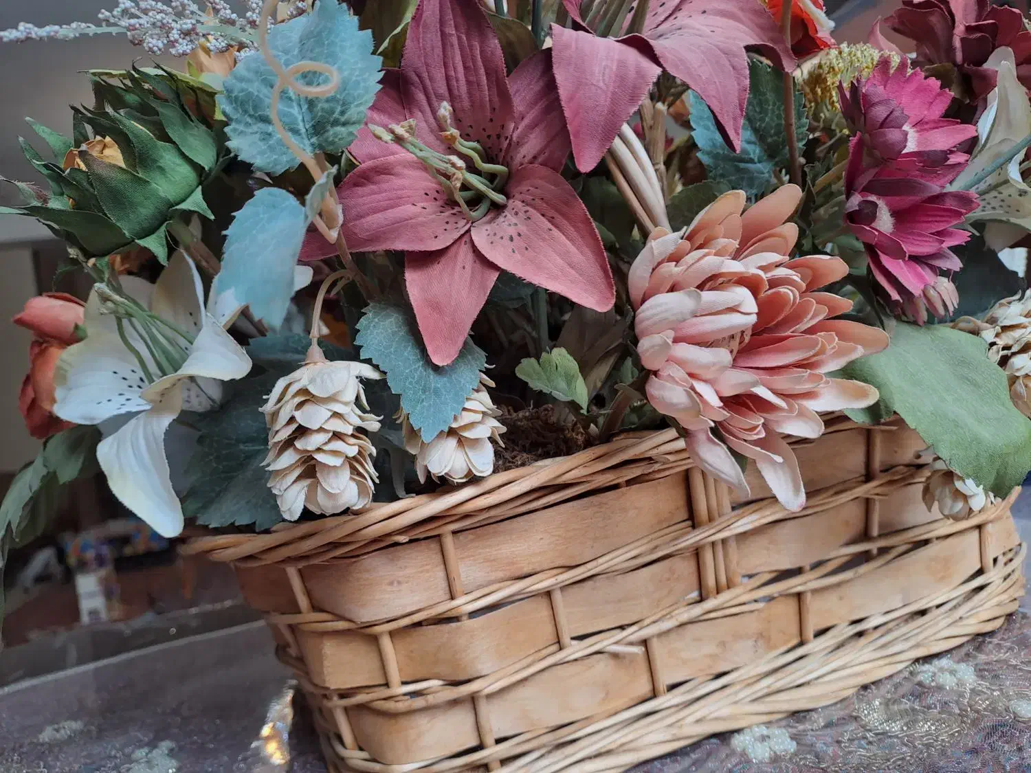 سبد گل|گل مصنوعی|همدان, |دیوار