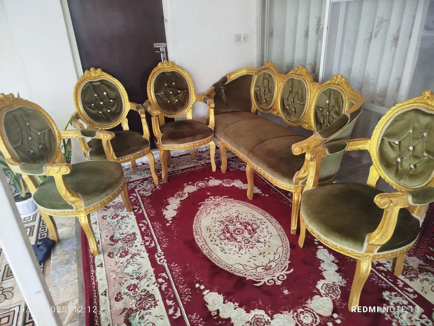 مبل سلطنتی‌|مبلمان خانگی و میز عسلی|خمام, |دیوار
