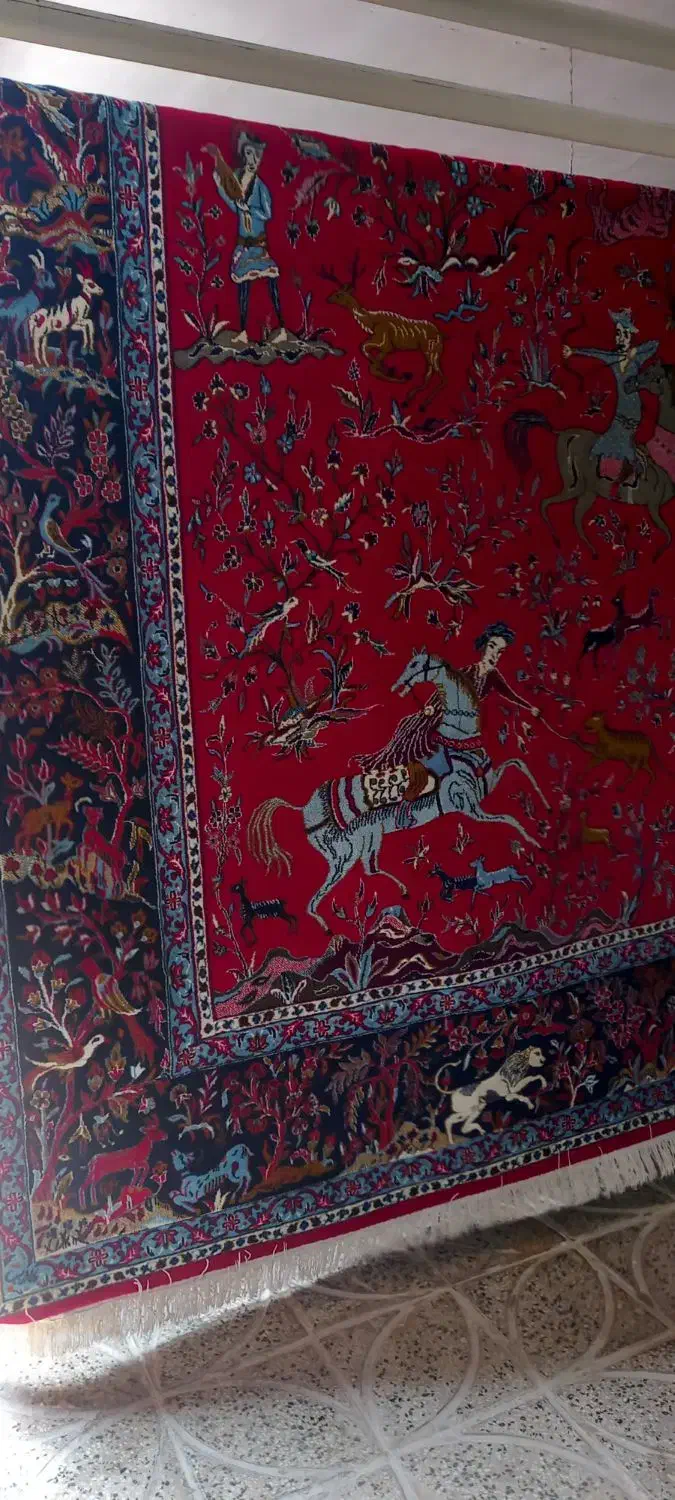 ۲عدد فرش ۱۲متری شوسته شده|فرش|کرمانشاه, |دیوار