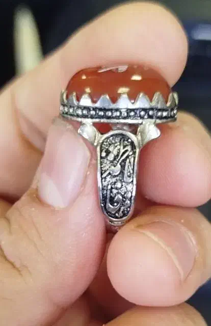 انگشتر عقیق اصل رکاب دست ساز|جواهرات|تهران, بلوار کشاورز|دیوار