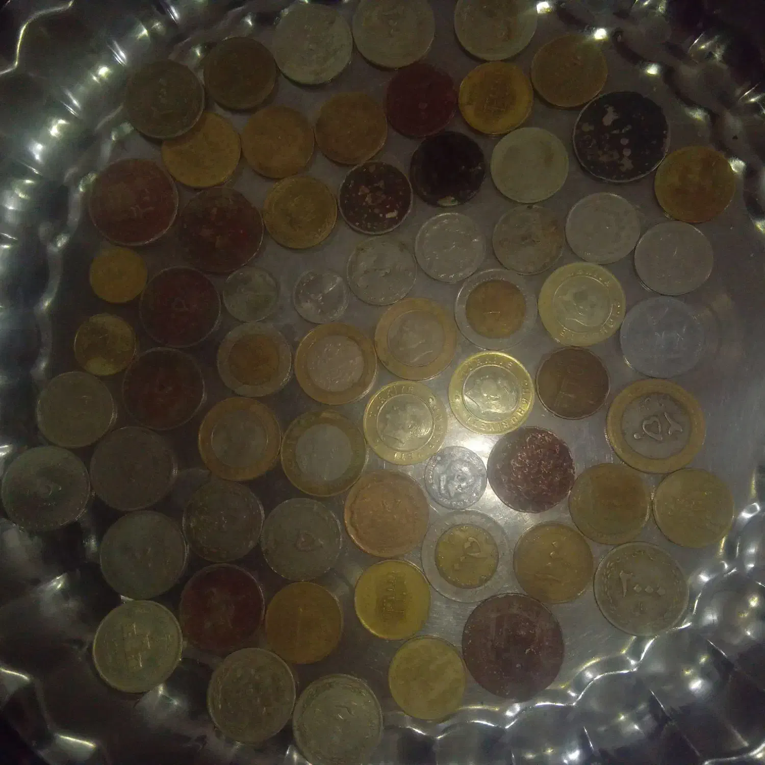 چند عدد سکه خارجی وایرانی|کلکسیون سکه، تمبر، اسکناس|قوچان, |دیوار