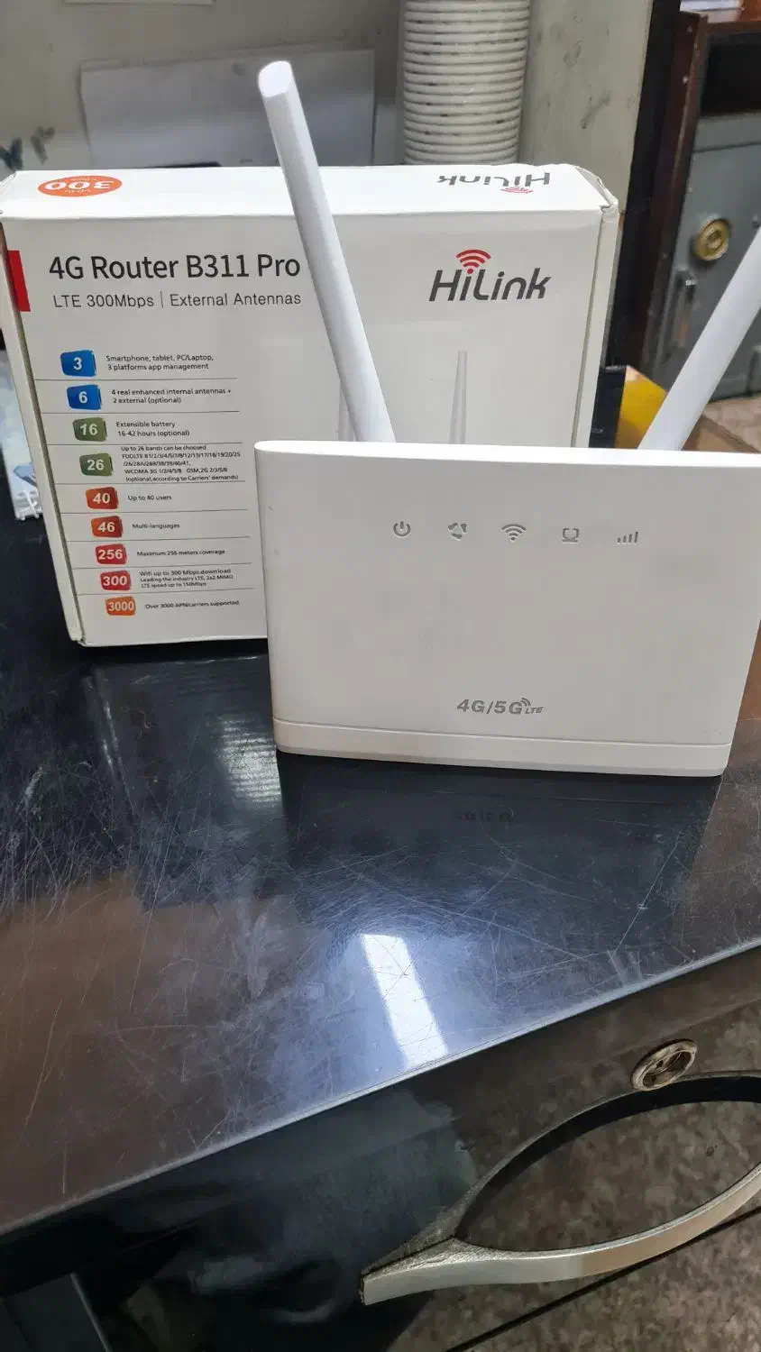 مودم hilink b311 pro 4g/5g ساپورت انلاک شده|مودم و تجهیزات شبکه|اهواز, ۳۰ متری|دیوار