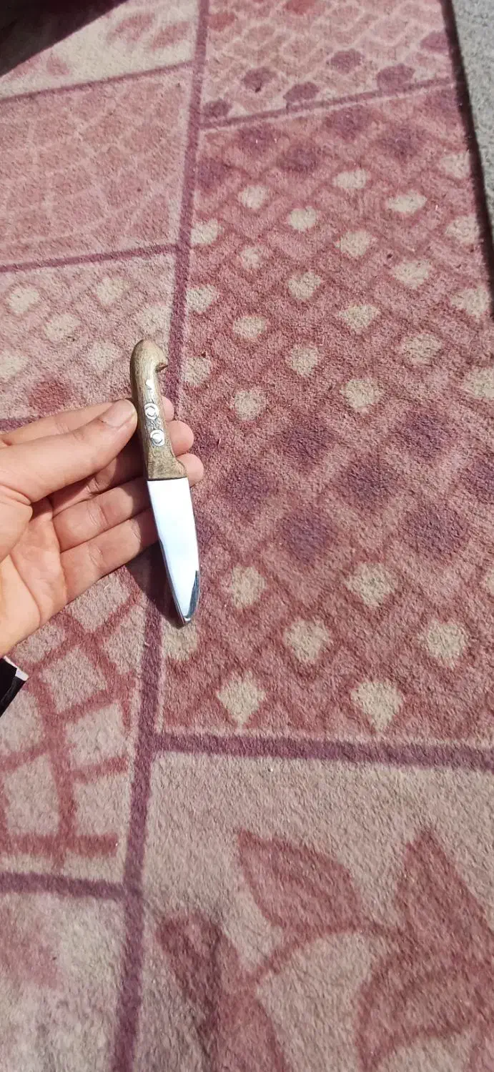 چاقو معاوضه با انگشتر|کوهنوردی و کمپینگ|قم, قلعه کامکار|دیوار