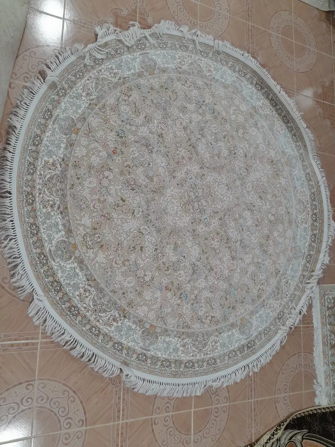 فرش گرد ۲ در ۲|فرش|خرم‌آباد, |دیوار