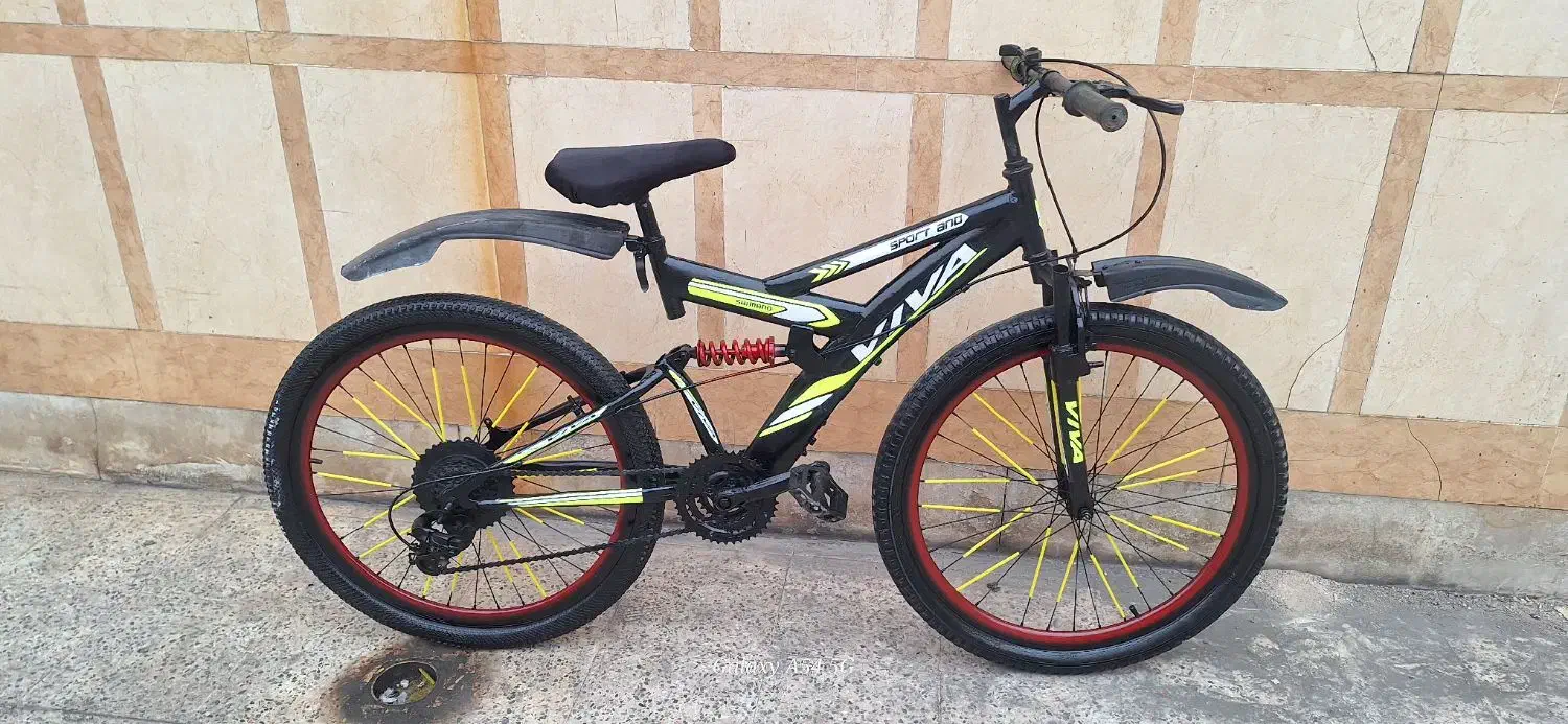 دوچرخه دنده ای۲۶ فنر وسط|دوچرخه، اسکیت، اسکوتر|اهواز, زیباشهر|دیوار