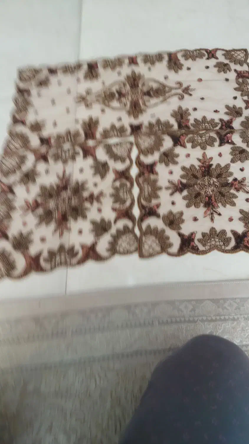 رومیزی ۳تکه|پرده، رانر، رومیزی|شاهین‌شهر, مسکن مهر|دیوار