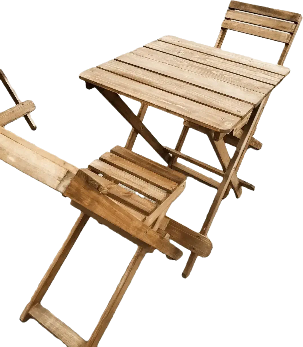 میز‌و صندلی چوبی تاشو|کافی‌شاپ و رستوران|بجنورد, |دیوار