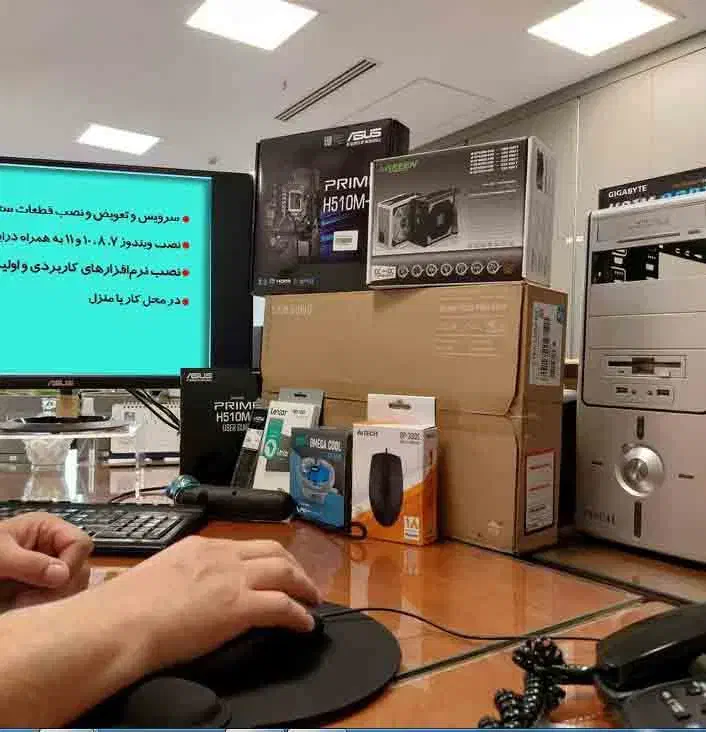 سرویس کامپیوتر و نصب ویندوز و نرم‌افزار در محل|خدمات رایانه‌ای و موبایل|قم, صفائیه|دیوار
