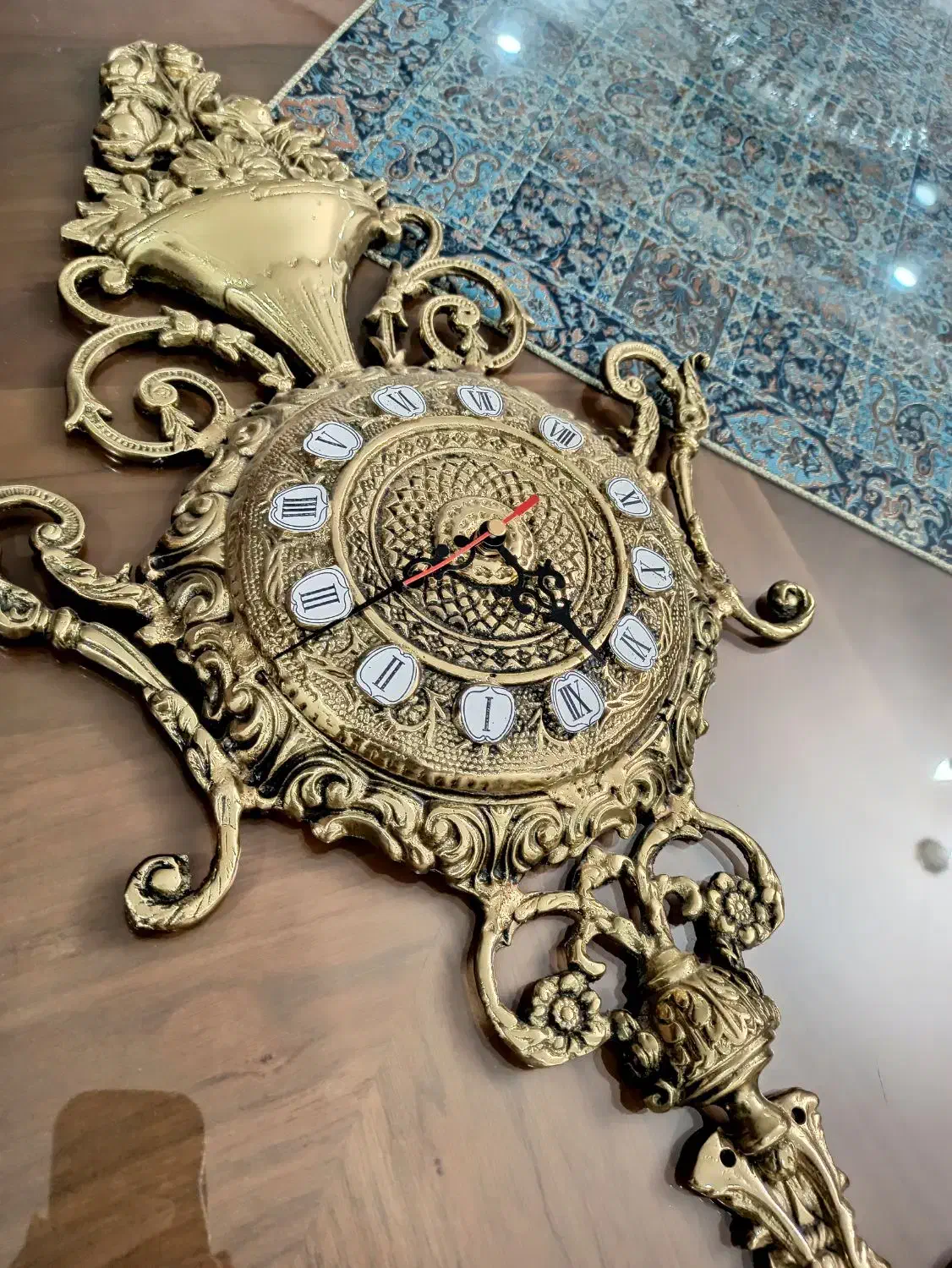 ساعت تمام برنز سنگین|ساعت دیواری و تزئینی|اراک, |دیوار