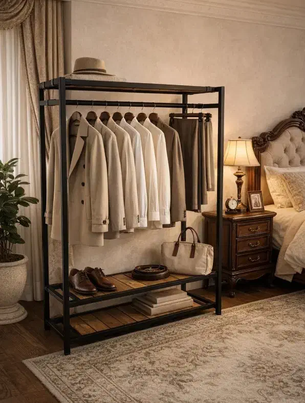 رگال لباس (فلز/ چوب ) کد 069|فروشگاه و مغازه|خرم‌آباد, |دیوار