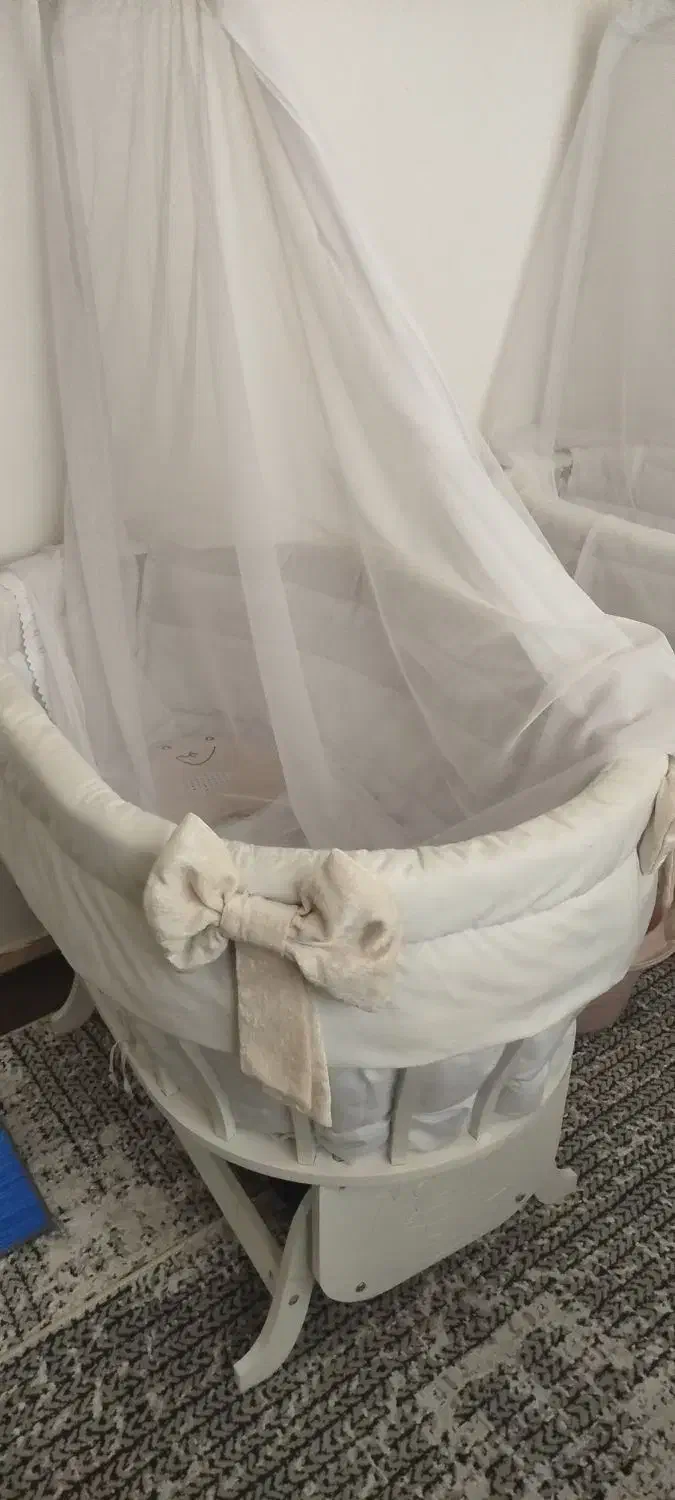 گهواره در حد نو هم دوقلویی هم تکی|اسباب و اثاث بچه|سهند, |دیوار