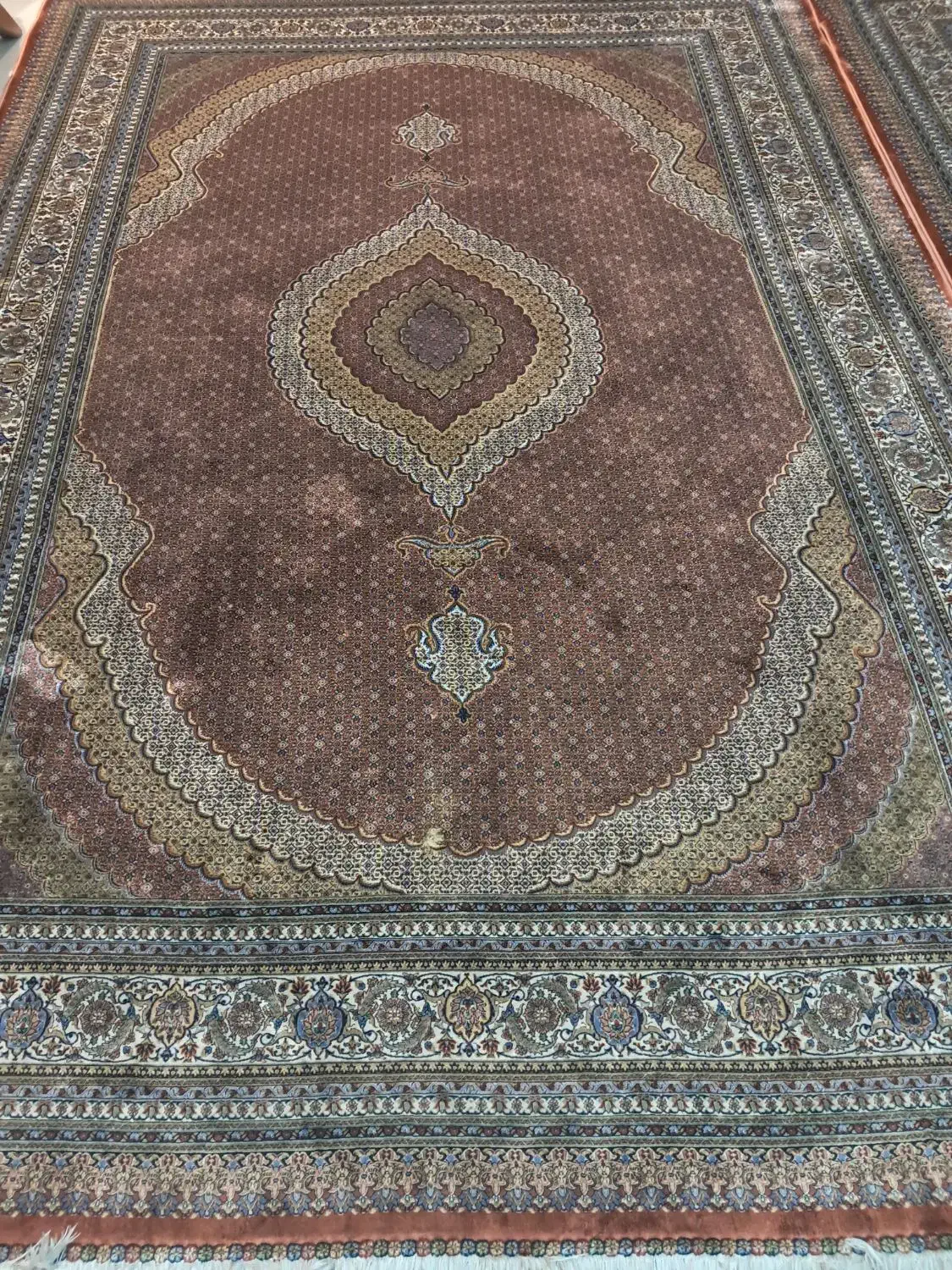 ۳تخته فرش۶متری۱۵۰۰شانه۴۵۰۰تراکم ابریشم بافت ماهی|فرش|تهران, فلاح|دیوار