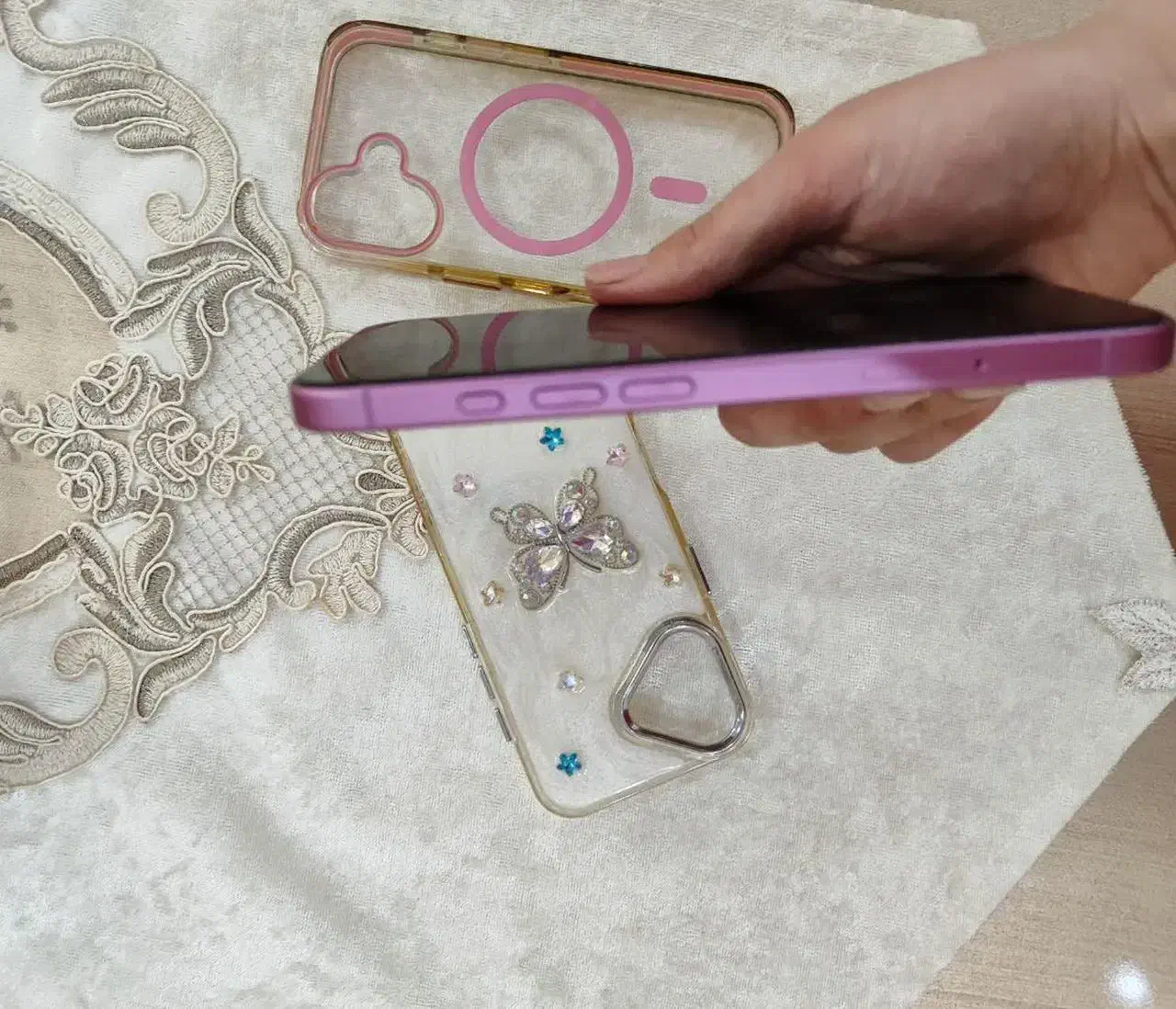 ایفون ۱۶ ch صورتی|موبایل|تهران, بازار|دیوار