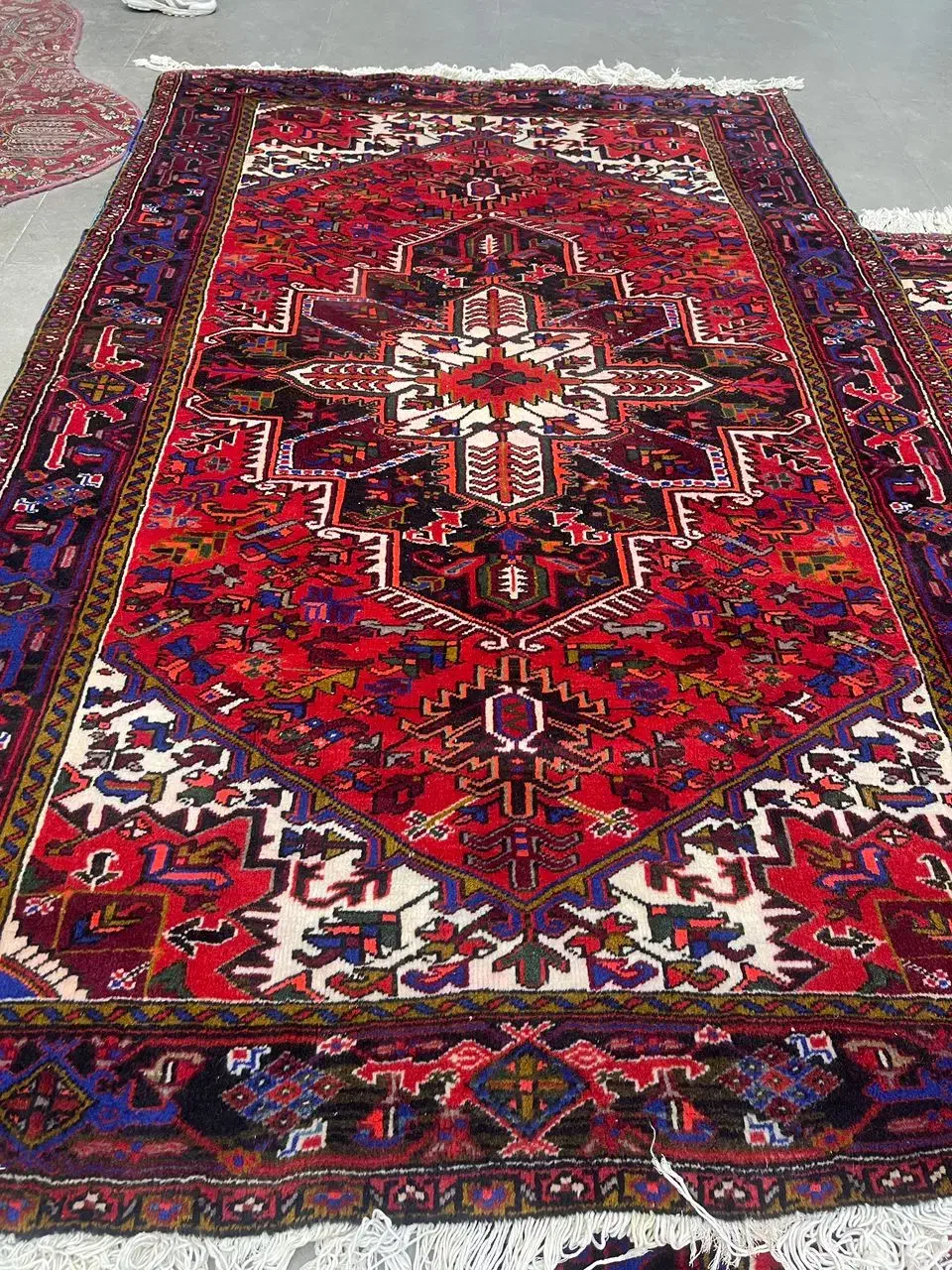 فرش دستباف (بساک) جفت ۶ متری مهربان ضخیم|فرش|مشکین‌دشت, |دیوار